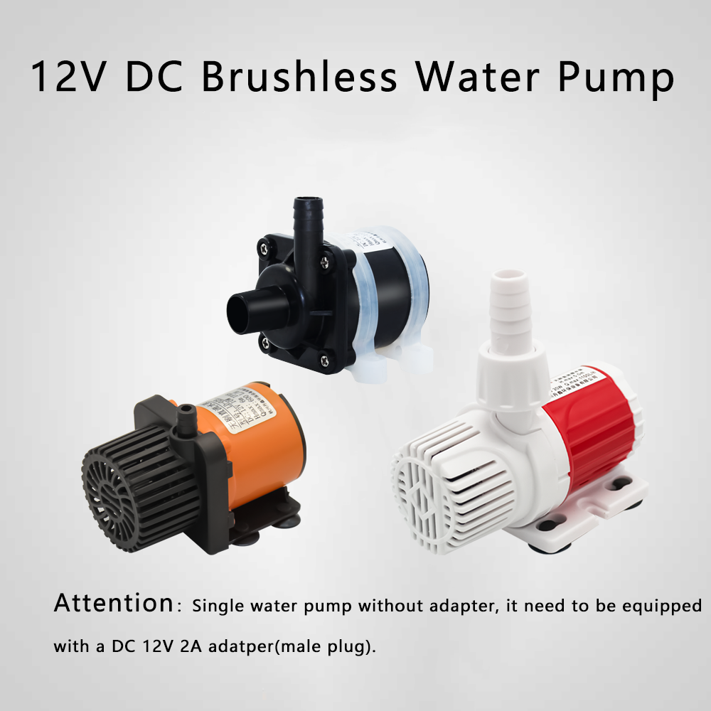 Aquarium Fish Bowl - 12V DC Brushless Small Submersible Pump