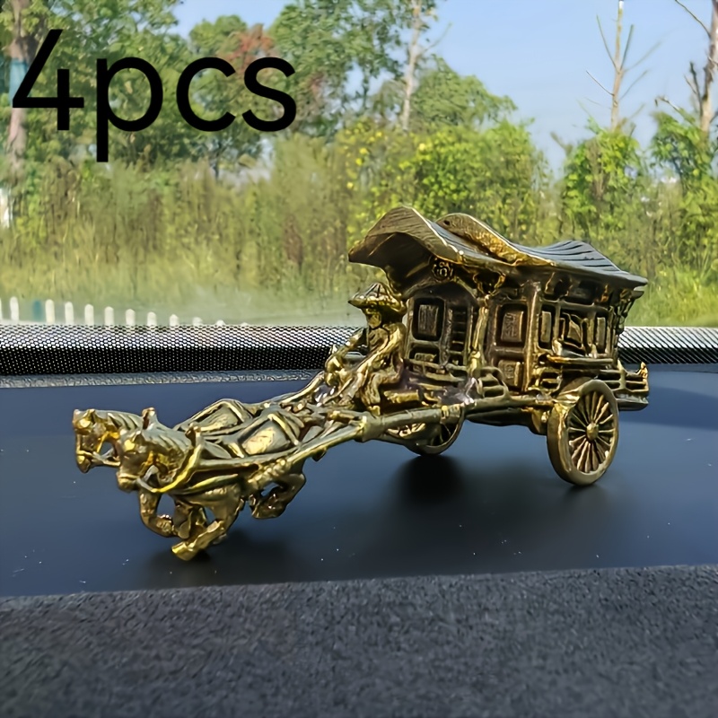 Aquarium Fish Farm - 1/4 pieces of vintage brass double