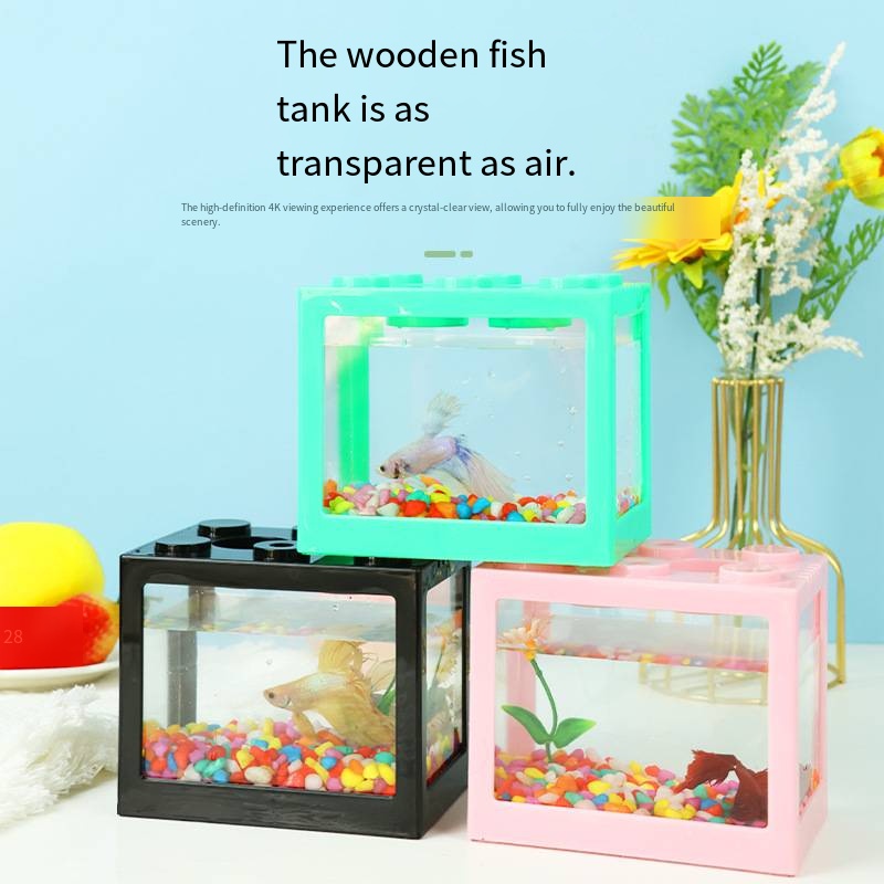 Novelty Block‑Shaped Mini Aqua - огляд і ціна Aquarium Fish Names