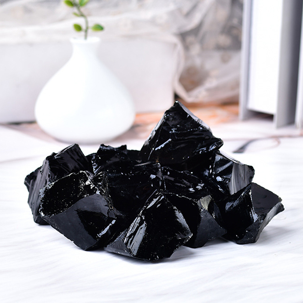 Natural Black Obsidian Raw Sto - огляд і ціна Aquarium Fish Names