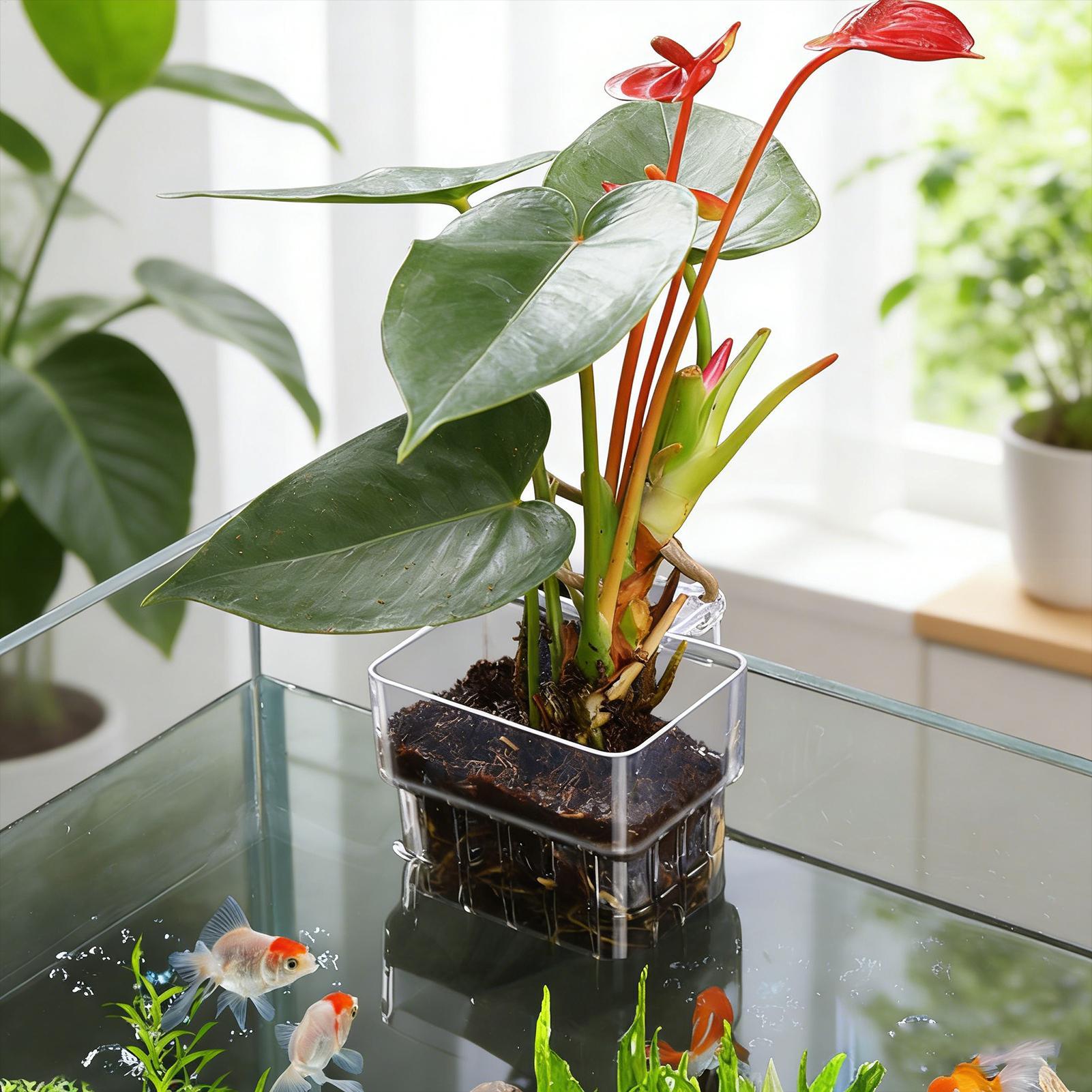 Aquarium Plant Basket Transpar - огляд і ціна Aquarium Fish Names