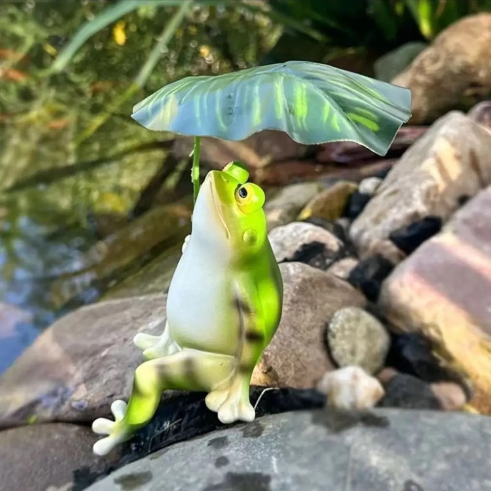 Cartoon Resin Frog Figurine Cr - огляд і ціна Aquarium Fish Farm
