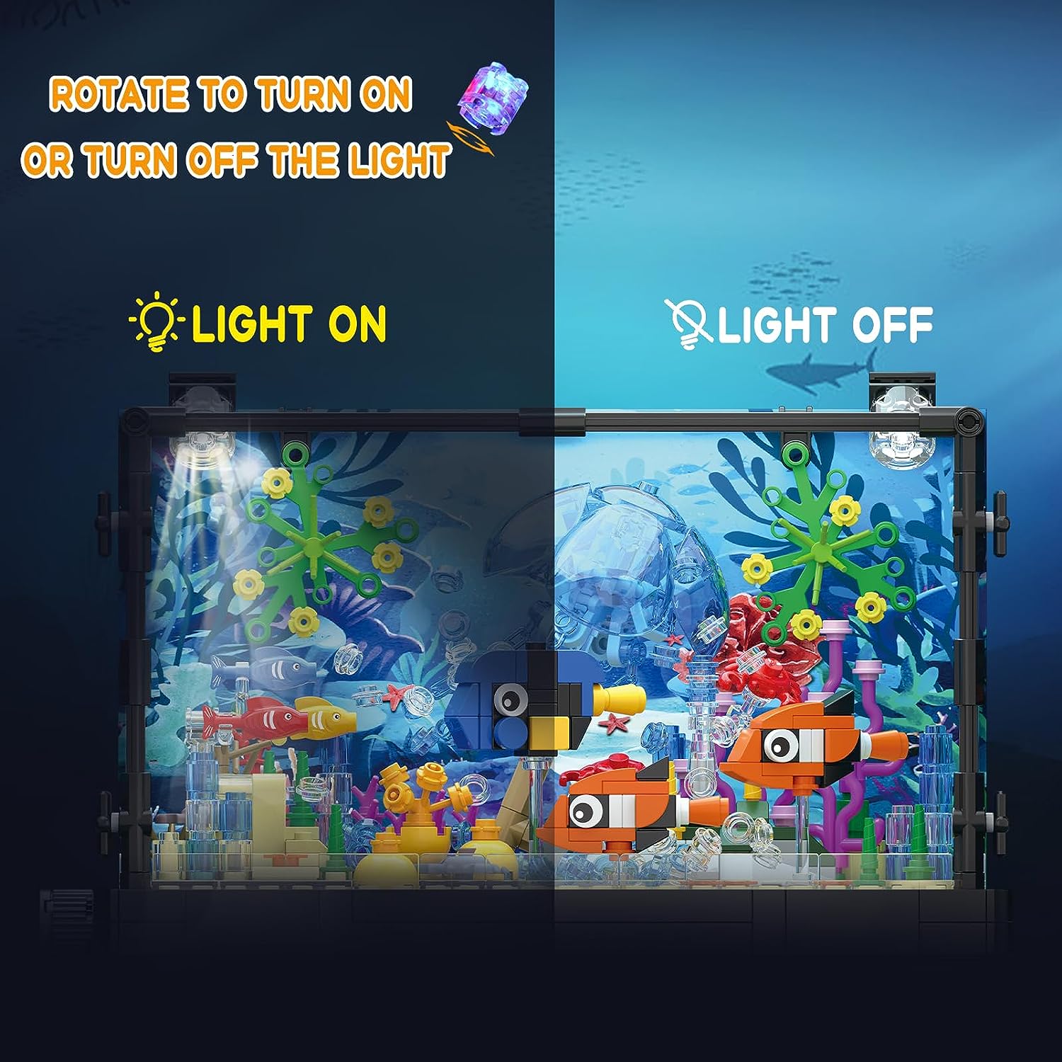 MOC Ocean Fish Tank Aquarium B - огляд і ціна Aquarium Fish Game