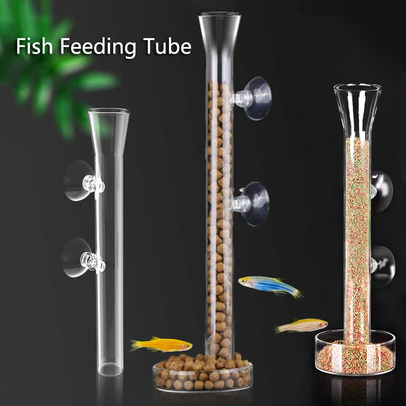 Glass Aquarium Feeder Tube Dis - огляд і ціна Aquarium Fish Price