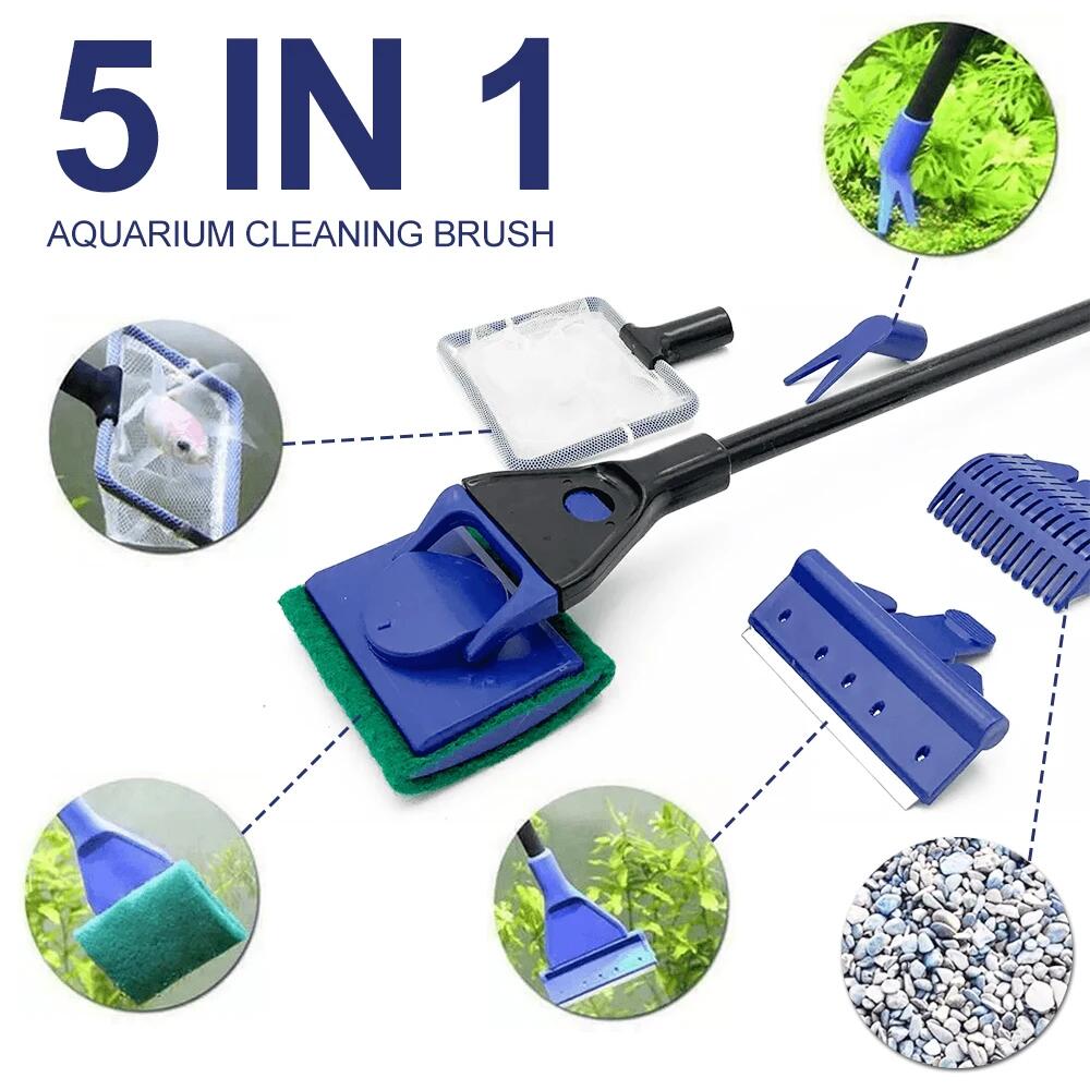 5in1 Aquarium Cleaning Tool Pl - огляд і ціна Algae Scraper Blade