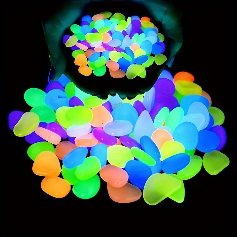 50-200pcs Glow in The Dark Peb - огляд і ціна Aquarium Fish Bowl