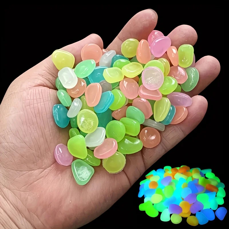 50-200pcs Glow in The Dark Peb - огляд і ціна Aquarium Fish Bowl