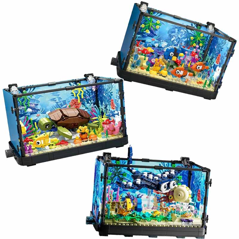 Fish Tank Building Block Set w - огляд і ціна Aquarium Fish Game