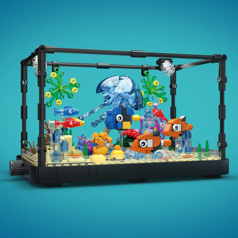 Fish Tank Building Block Set w - огляд і ціна Aquarium Fish Game