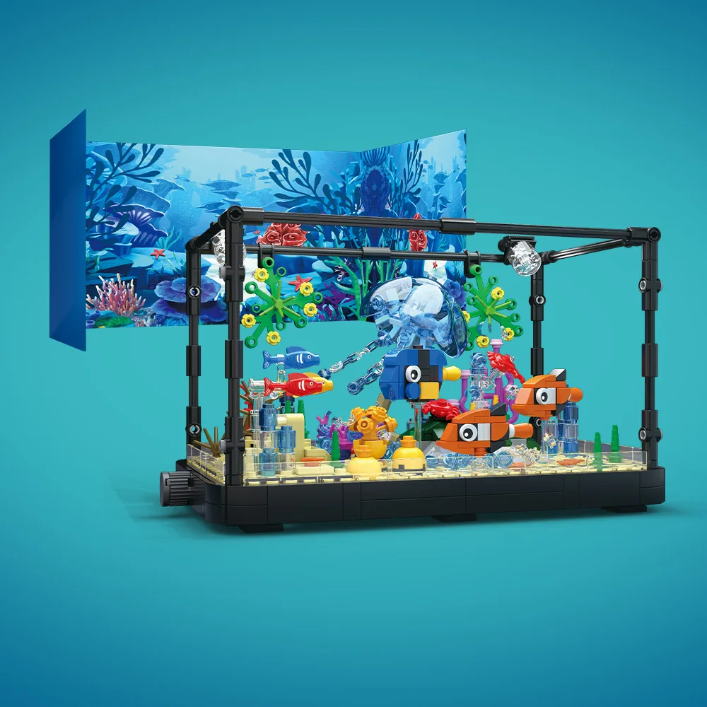 Fish Tank Building Block Set w - огляд і ціна Aquarium Fish Game