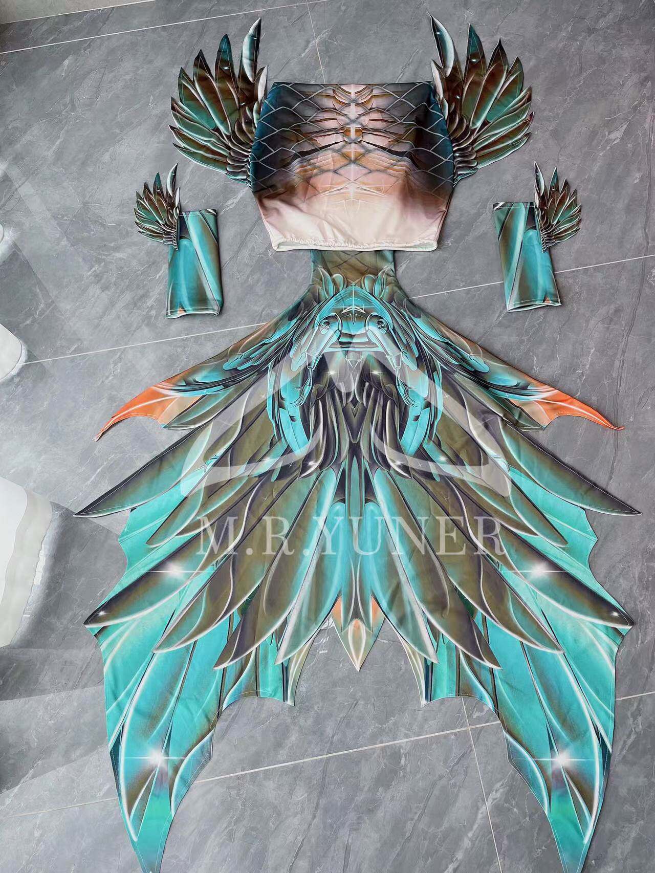 Original Mermaid Big Fish Tail - огляд і ціна Aquarium Fish In