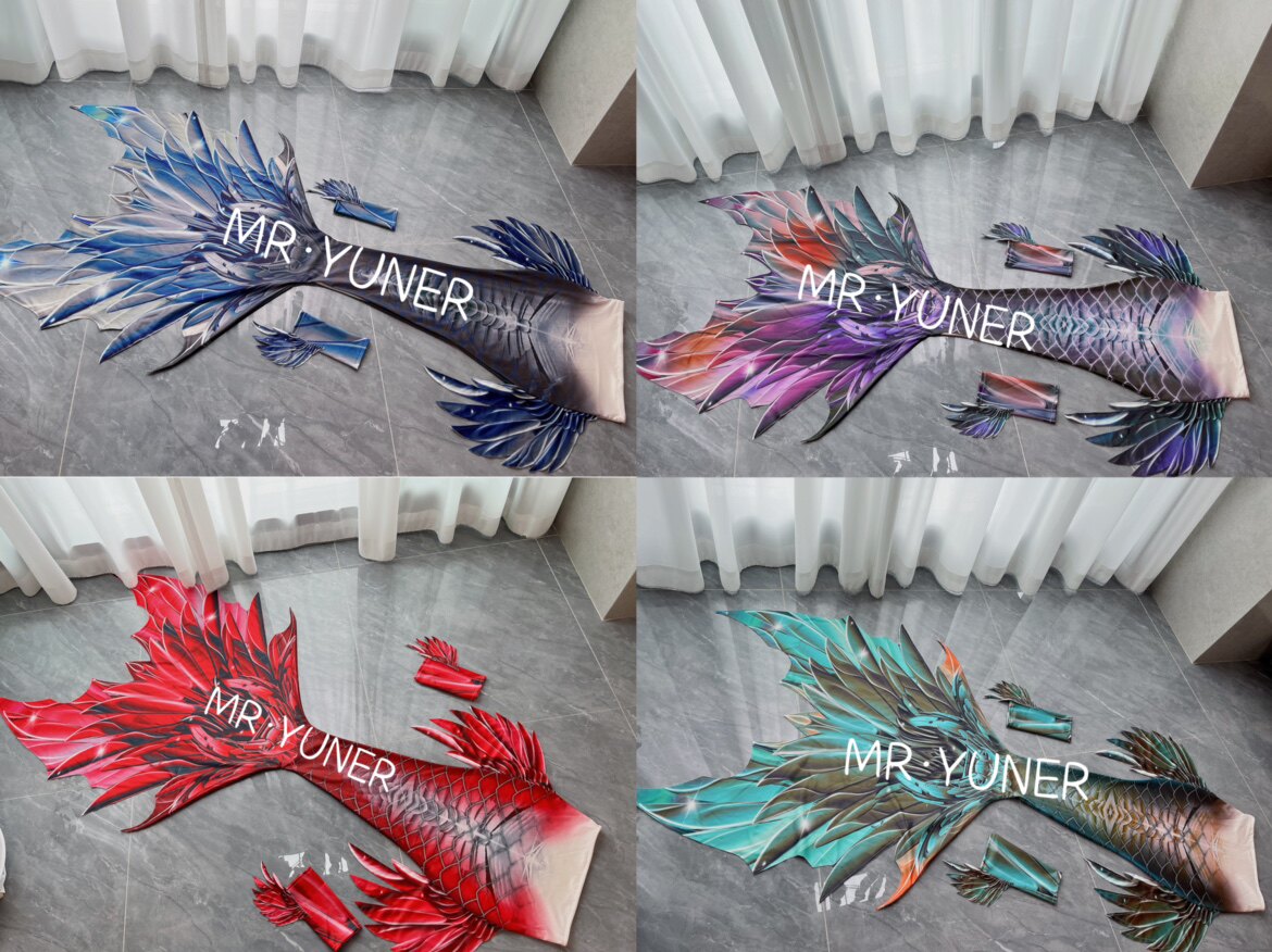 Original Mermaid Big Fish Tail - огляд і ціна Aquarium Fish In