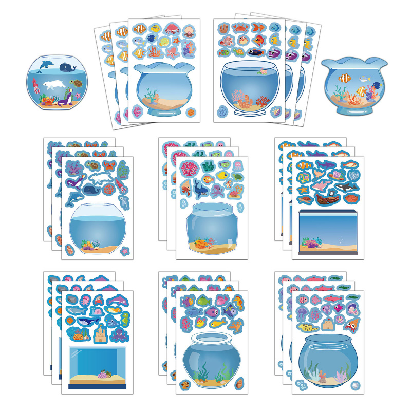 8Pcs Cute Cartoon Dream Fish T - огляд і ціна Aquarium Fish Game
